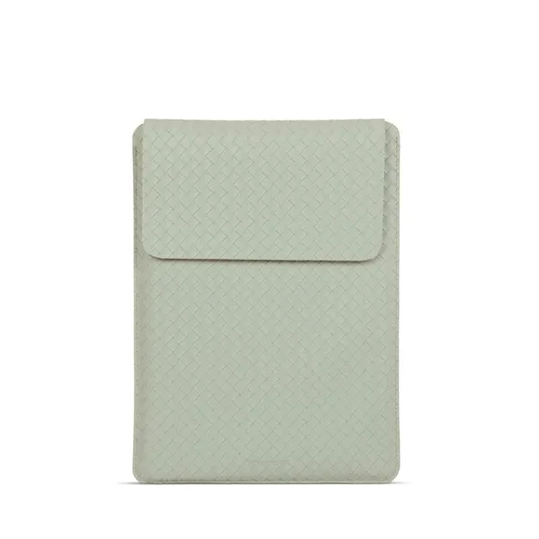 Enthopia_Laptop_Sleeve_For_Macbook_Air_15_Inch_M2_A2941_Vegan_Leather_Sleeve_Criss_Cross_Mint