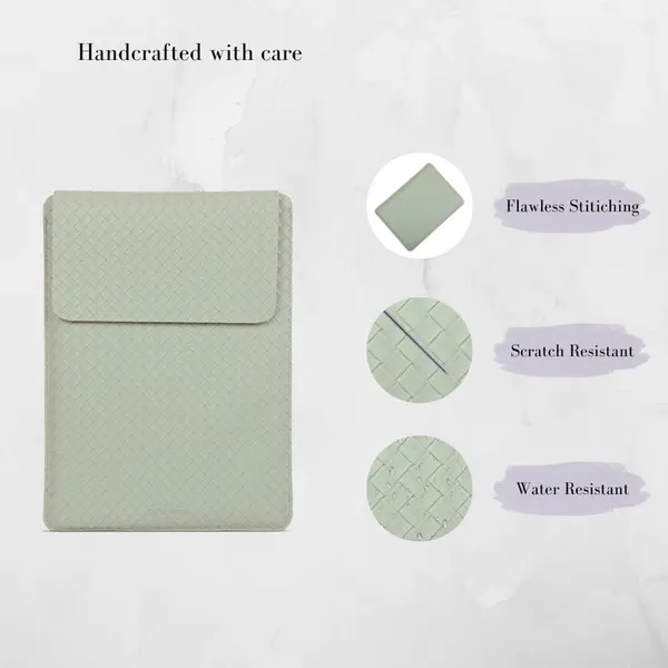 Enthopia_Laptop_Sleeve_For_Macbook_Air_15_Inch_M2_A2941_Vegan_Leather_Sleeve_Criss_Cross_Mint