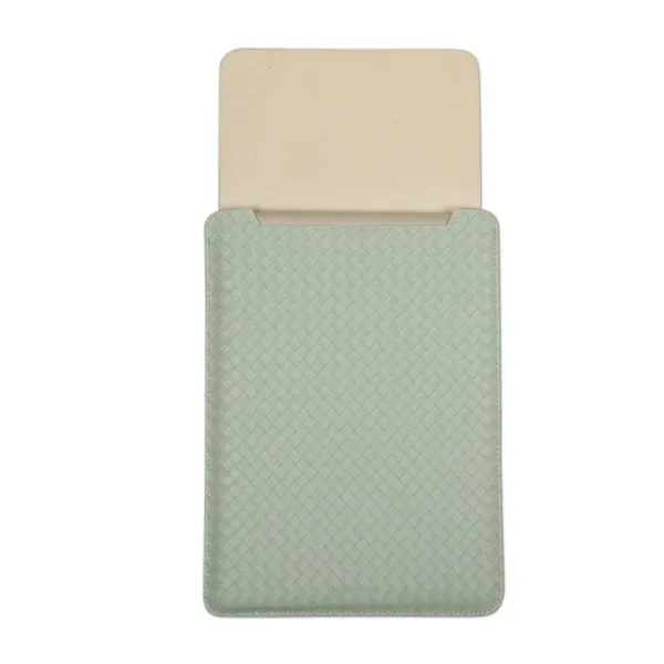 Enthopia_Laptop_Sleeve_For_Macbook_Air_15_Inch_M2_A2941_Vegan_Leather_Sleeve_Criss_Cross_Mint