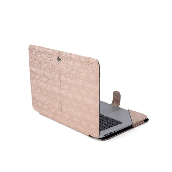 Macbook_Air_13_-_A1466/A1369_-_Size_2_Folio_Case_-_Snake_Pink