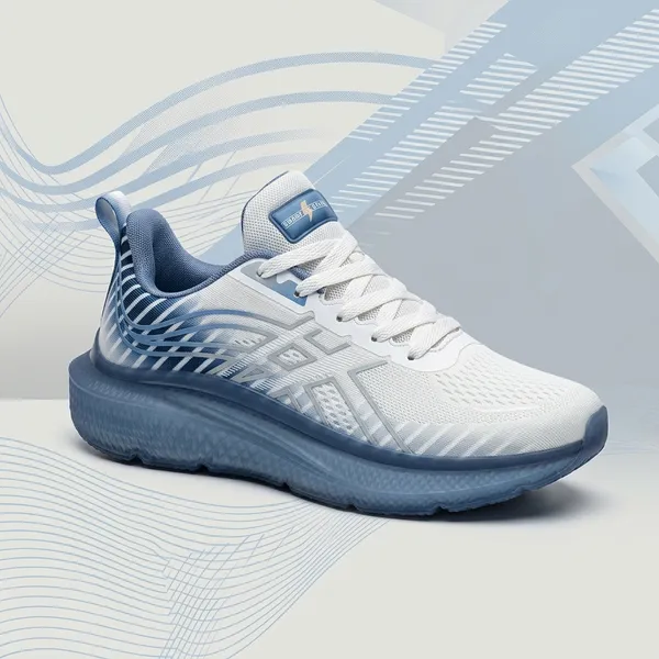 Blue_And_White_Phylon_Running_Shoes_For_Men
