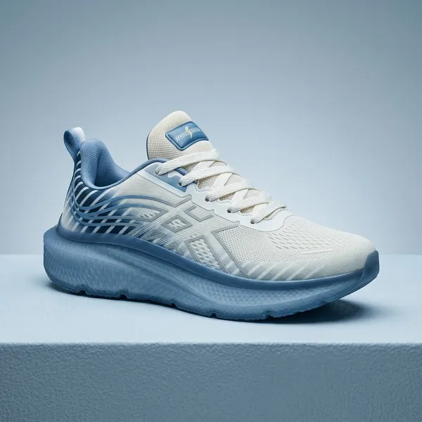 Blue_And_White_Phylon_Running_Shoes_For_Men