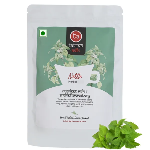 Tattva_Adih_Himalayan_Stinging_Nettle_Leaf_Herbal_Drink,_100Gm_Pouch,_60+_Cups,_Anti-Inflammatory,_Caffeine-Free_Dried_Loose_Leaf,_Supports_Immunity,_Natural_Ingredients_Soothing_Hot_Drink