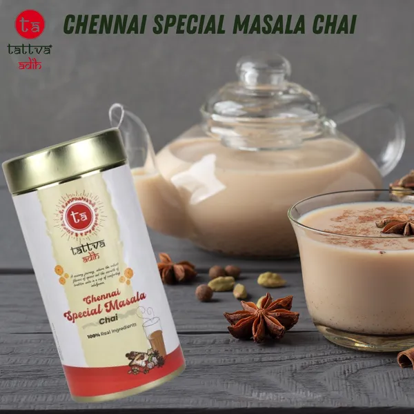 Tattva_Adih_Chennai_Special_Masala_Chai,100G,_60+Cups,_Ctc_Blended_With_Ginger,_Cardamon,_Bay_Leaves,_Fennel,_Cloves,_Cinnamon,_Golmire_And_Other_Spices_Premium_Blend_In_Air_Tight_Cointainer