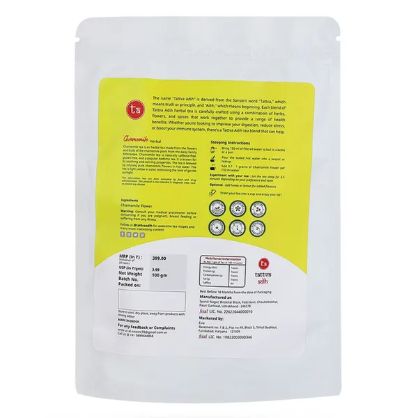 Tattva_Adih_Chamomile_Loose_Flower_Drink,_100_Gm_Pouch_60+_Cups,_Promotes_Good_Sleep_&_Stress_Relief,_Soothing_For_Relaxation,_Caffeine_Free,_Natural_Dried_Flowers_Based_Herbal_Drink