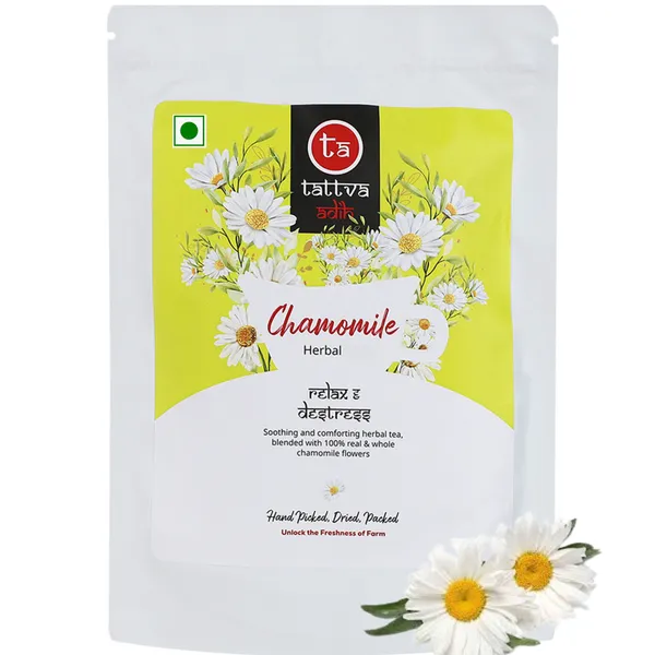 Tattva_Adih_Chamomile_Loose_Flower_Drink,_100_Gm_Pouch_60+_Cups,_Promotes_Good_Sleep_&_Stress_Relief,_Soothing_For_Relaxation,_Caffeine_Free,_Natural_Dried_Flowers_Based_Herbal_Drink