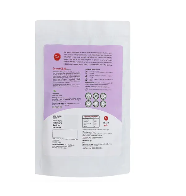 Tattva_Adih_Lavender_Buds_Herbal_Drink,_50Gm_Pouch_30+_Cups,_Caffeine_Free,_High_Antioxidants_Calming_Drink,_Natural_Dried_Loose_Flowers_For_Stress_Relief_&_Better_Sleep,_Refreshing_Hot_Or_Iced