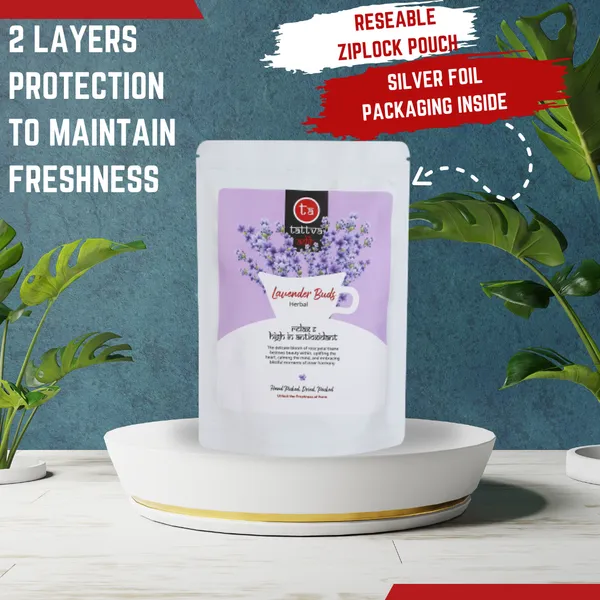 Tattva_Adih_Lavender_Buds_Herbal_Drink,_50Gm_Pouch_30+_Cups,_Caffeine_Free,_High_Antioxidants_Calming_Drink,_Natural_Dried_Loose_Flowers_For_Stress_Relief_&_Better_Sleep,_Refreshing_Hot_Or_Iced