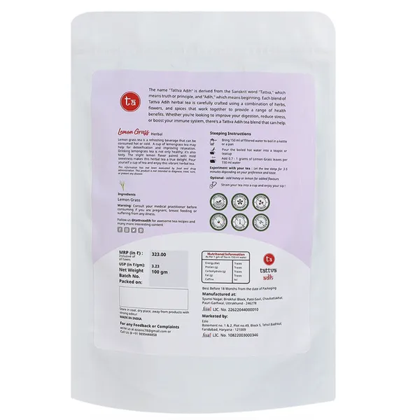 Tattva_Adih_Lemongrass_Herbal_Drink_(100_Gram_Pouch)_I_Boost_Metabolism_I_Hot_Or_Iced_Drink_I_Tisane_|_Caffeine_Free