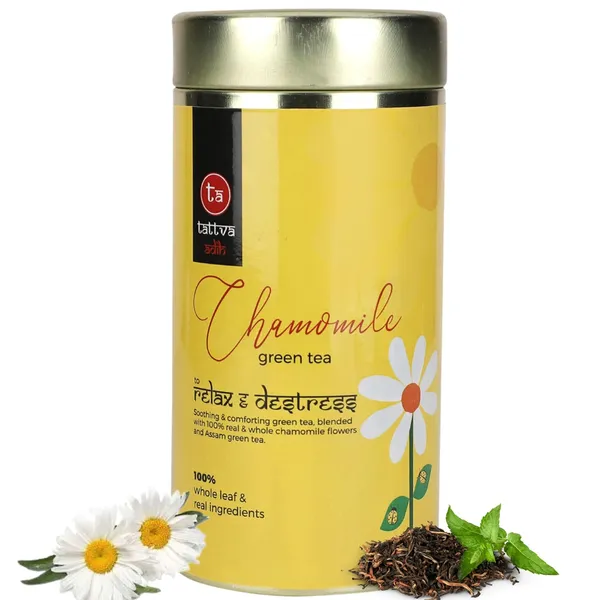 Tattva_Adih_Chamomile_Green_Tea_|_Stress_Relief_&_Good_Sleep_I_Whole_Leaf_Green_Tea_&_Pure_Flower_Buds_Of_Chamomile|Loose_Leaves_(100_Grams_(Airtight_Container))