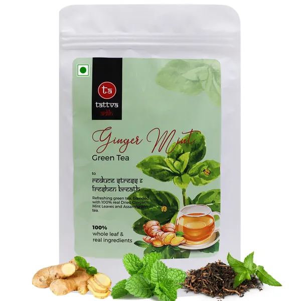Tattva_Adih_Ginger_Mint_Green_Tea_100G_60+_Cups_|_Aids_Digestion_|_Refreshing_Whole_Green_Tea_&_Natural_Ginger_Mint_(100_Grams_(Ziplock_Pouch))
