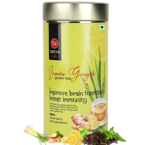 Tattva_Adih_Lemon_Ginger_Green_Tea_100G_60+_Cups_|Infusion_Tea,_Warming,_Ginger_Spice_And_Zesty_Lemon_Flavour_G/T_(100_Grams_Airtight_Container)
