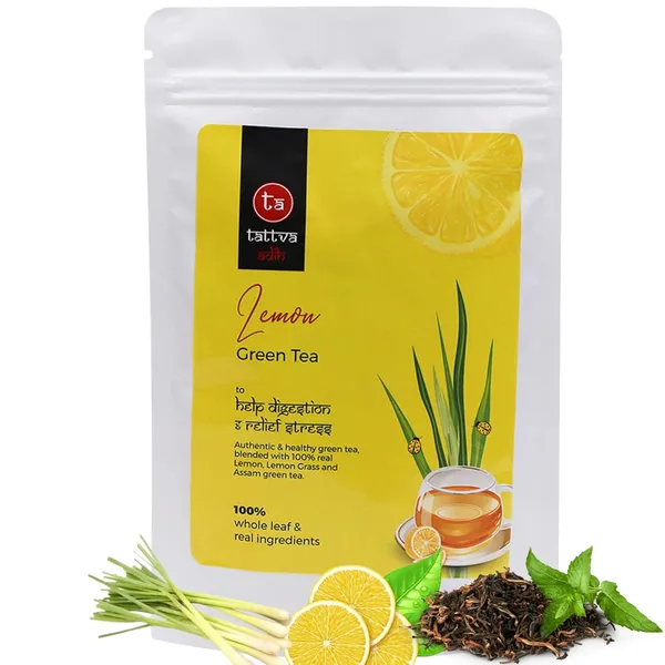Tattva_Adih_Lemon_Green_Tea_100G_60+_Cups_|_All_Natural_Ingridients,_No_Natural_Or_Aritificial_Flavours,_Zero_Calories_-_Improves_Metabolism_&_Reduces_Waist_I_Loose_Leaves_(100_Grams_-_Ziplock_Pouch)