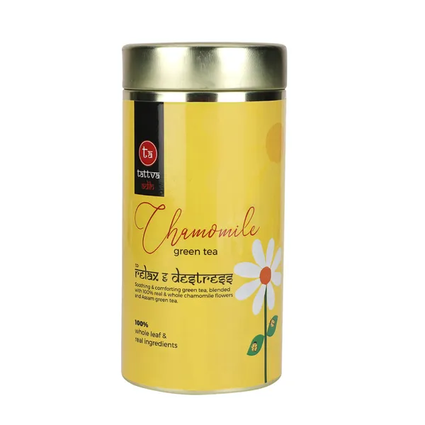 Tattva_Adih_Assorted_Tea_Gift_Hamper_|_Chamomile_Green_Tea,_Steel_Infuser_&_2_Ceramic_Cups_|_Set_Of_4