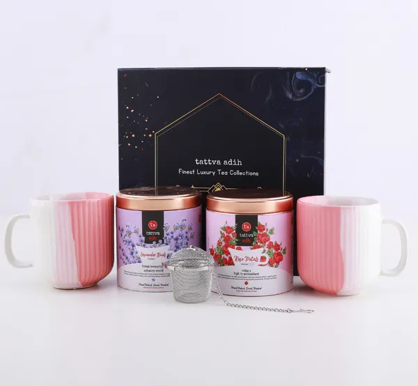 Tattva_Adih_Rose_Petals_&_Lavender_Buds_Herbal_Drink_Gift_Hamper_|_Premium_Caffeine-Free_Floral_Herbal_Drink_Gift_Box_With_Stainless_Steel_Infuser_&_2_Ceramic_Cups_|_Luxury_Wellness_Gift_Set_For_Festive_&_Corporate_Gifting