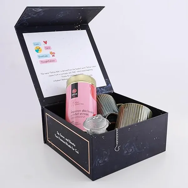 Tattva_Adih_Gift_Hamper_|_Premium_Gift_Box_With_100G_Rose_Green_Tea,_Stainless_Steel_Infuser_&_2_Ceramic_Cups_|_Luxury_Wellness_Gift_Set_For_Festive,_Corporate_&_Personal_Gifting