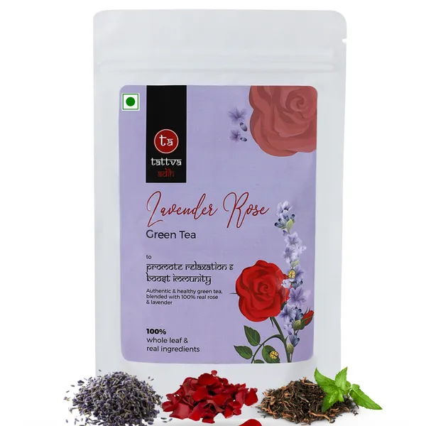 Tattva_Adih_Lavender_Rose_Green_Tea_100G_60+_Cups_I_100%_Whole_Leaf_And_Real_Ingridients_I_Loose_Leaves_I_Relax_&_Sleep_(100_Grams_-_Ziplock_Pouch)
