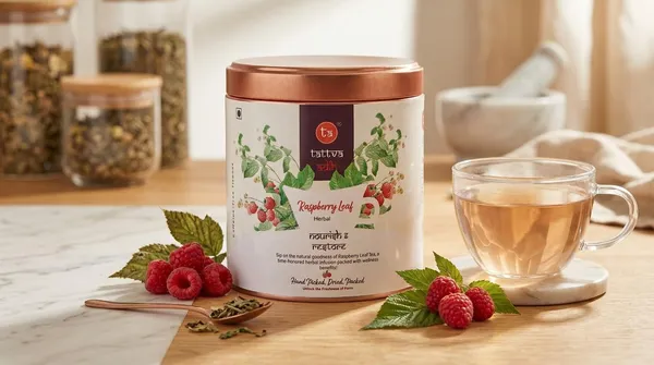 Tattva_Adih_Raspberry_Leaf_Drink,_50_Grams_Airtight_Tin,_30+_Cups_For_Pcos_Pregnancy_And_Fertility_Support_|_Natural_Herbal_Blend_For_Hormonal_Balance_Reproductive_Health_And_Women’S_Wellness_|_Caffeine_Free|