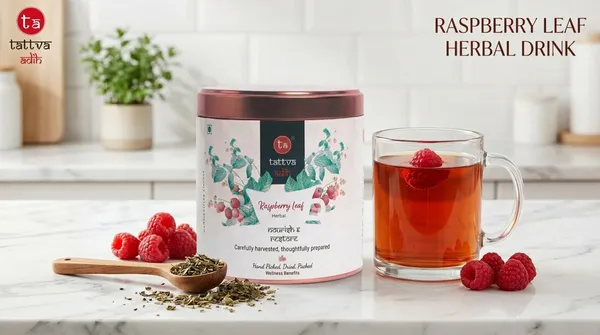 Tattva_Adih_Raspberry_Leaf_Drink,_50_Grams_Airtight_Tin,_30+_Cups_For_Pcos_Pregnancy_And_Fertility_Support_|_Natural_Herbal_Blend_For_Hormonal_Balance_Reproductive_Health_And_Women’S_Wellness_|_Caffeine_Free|