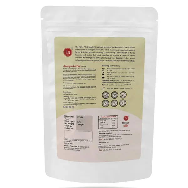 Tattva_Adih_Ashwagandha_Root_Drink_100G,_60+_Cups_Natural_Ayurvedic_Stress_Relief,_Energy_&_Immunity_Support_Ashwagandha_Herbal_Drink_In_Ziplock_Pouch_100G