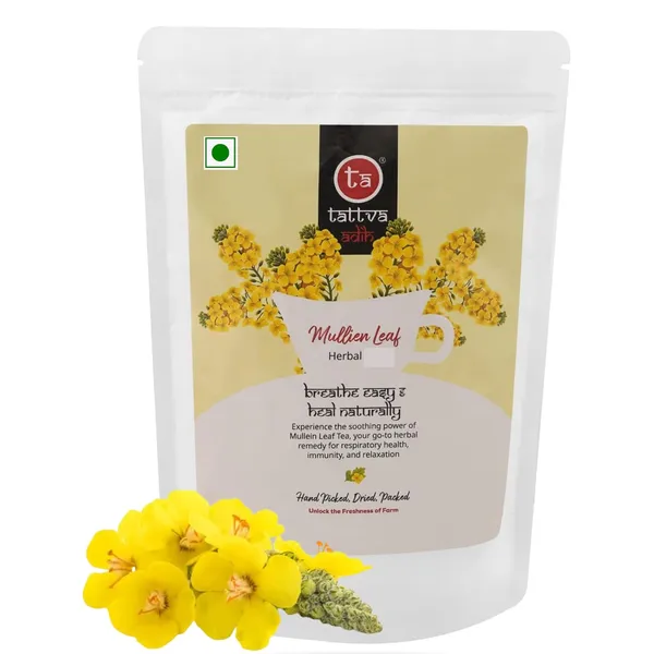 Tattva_Adih_Mullein_Leaf_Drink_�_100G_60+_Cups_|_Super_Antioxidant_|_Natural_Herbal_Drink_For_Lung_Detox,_Cough_Relief_&_Respiratory_Health_|_Caffeine-Free_|_Caffeine-Free_Natural_Loose_Leaves_In_Pouch_(100_G,_Mullein_Leaf)