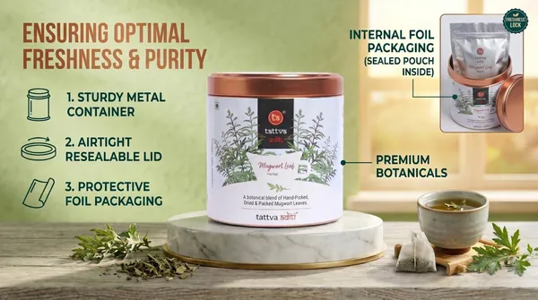 Tattva_Adih_Mugwort_Leaf_Herbal_Infusion_50G_30+_Cups_|_Supports_Energy,_Digestion,_Brain_Health_&_Hair_Wellness_|_Caffeine-Free_|_Soothing_Herbal_Leaves_In_Airtight_Tin_(50_G,_Mugwort_Leaf_Drink)