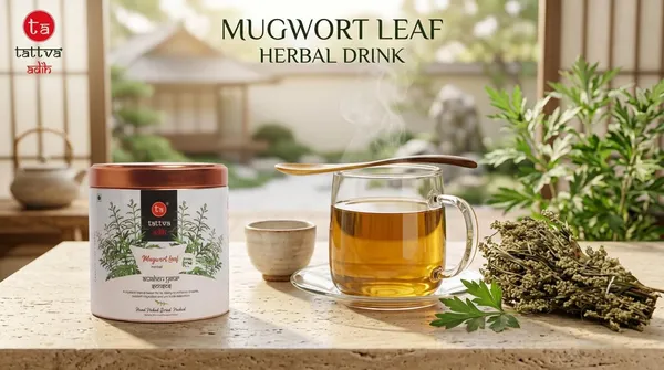 Tattva_Adih_Mugwort_Leaf_Herbal_Infusion_50G_30+_Cups_|_Supports_Energy,_Digestion,_Brain_Health_&_Hair_Wellness_|_Caffeine-Free_|_Soothing_Herbal_Leaves_In_Airtight_Tin_(50_G,_Mugwort_Leaf_Drink)