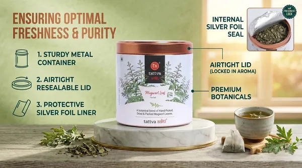 Tattva_Adih_Mugwort_Leaf_Herbal_Infusion_50G_30+_Cups_|_Supports_Energy,_Digestion,_Brain_Health_&_Hair_Wellness_|_Caffeine-Free_|_Soothing_Herbal_Leaves_In_Airtight_Tin_(50_G,_Mugwort_Leaf_Drink)