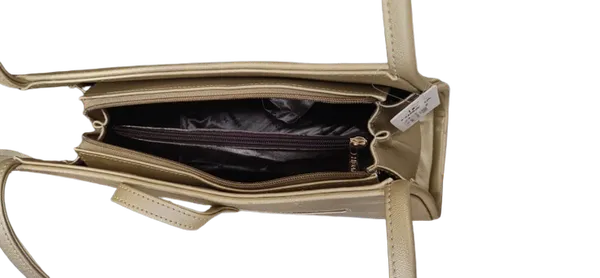 Gold_Vegan_Leather_Structured_Bag_For_Women