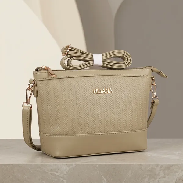 Beige_Vegan_Leather_Chevron_Textured_Crossbody_Bag_For_Women