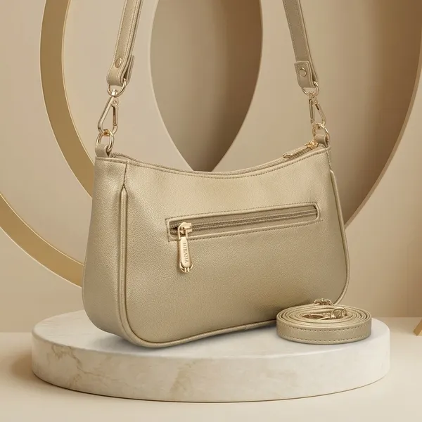 Beige_Vegan_Leather_Curved_Shoulder_Bag_For_Women