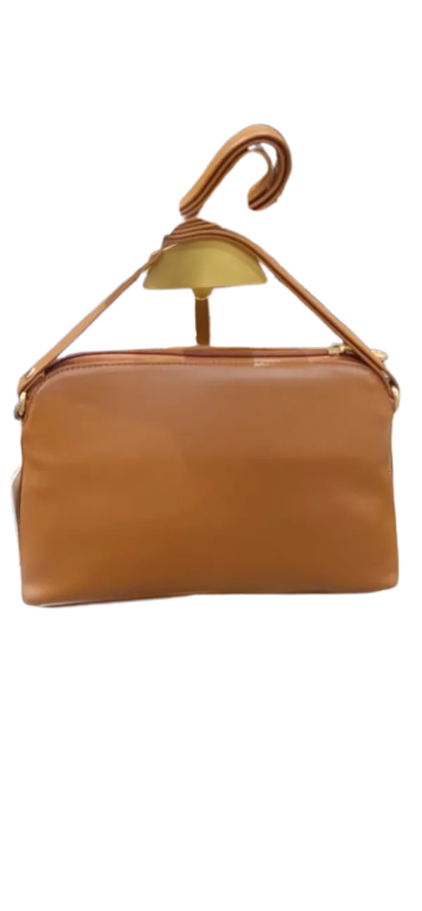 Brown_Vegan_Leather_Striped_Crossbody_Handbag_For_Women