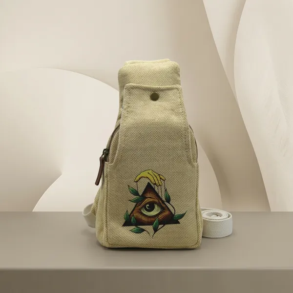 Yellow_Cotton_Crossbody_Bag_For_Men_&_Women