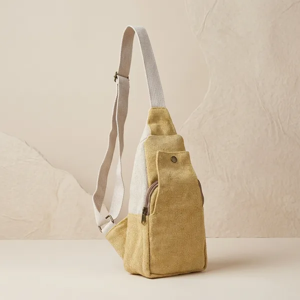 Yellow_Cotton_Crossbody_Bag_For_Men_&_Women