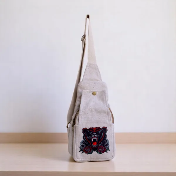 White_Cotton_Crossbody_Bag_For_Men_&_Women