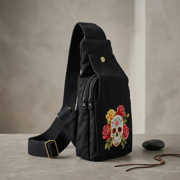 Black_Cotton_Crossbody_Bag_For_Men_&_Women