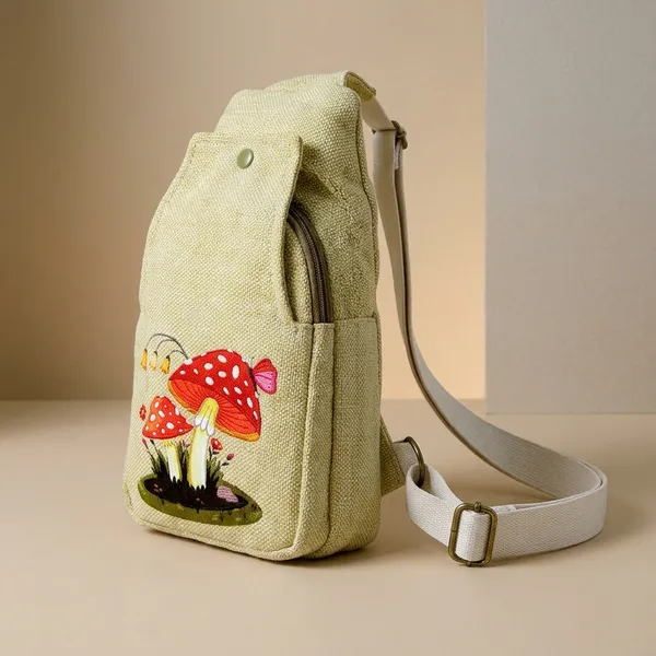 Yellow_Cotton_Crossbody_Bag_For_Men_&_Women