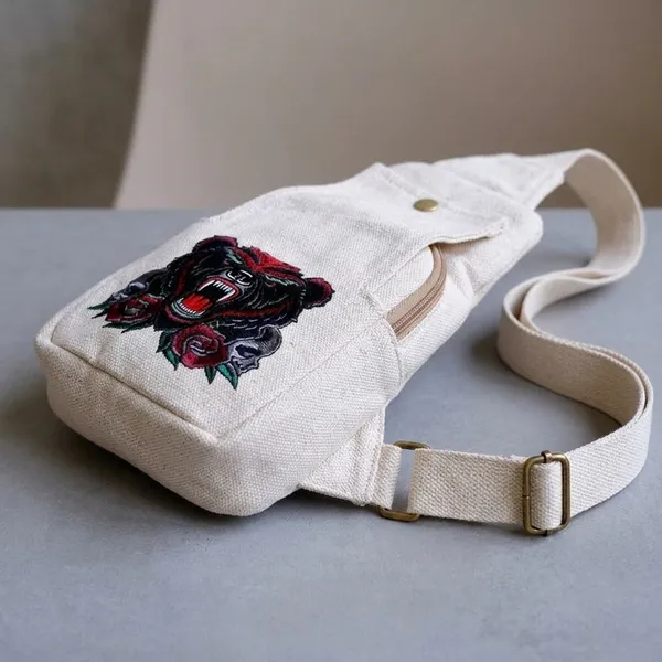 White_Cotton_Crossbody_Bag_For_Men_&_Women