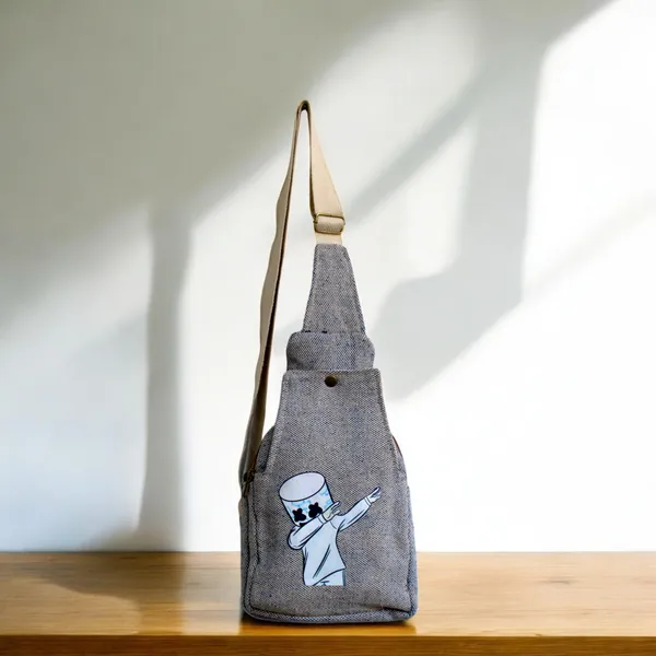 Black_DC_Cotton_Crossbody_Bag_For_Men_&_Women