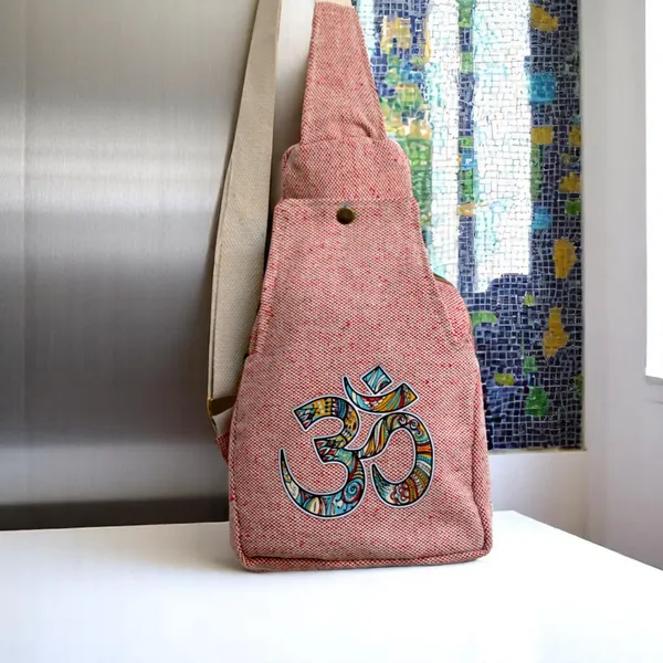 Red_DC_Cotton_Crossbody_Bag_For_Men_&_Women