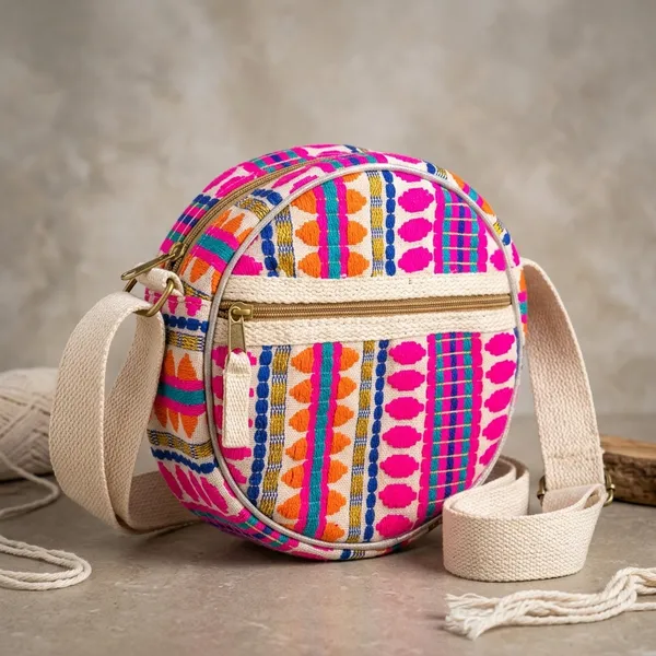 Yellow_Cotton_Crossbody_Bag_For_Men_&_Women