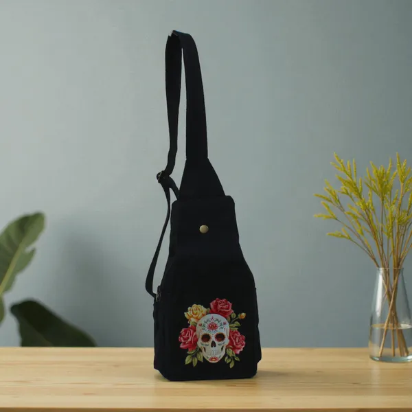Black_Cotton_Crossbody_Bag_For_Men_&_Women