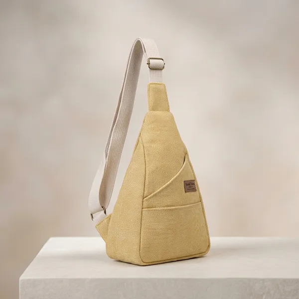 Yellow_Cotton_Crossbody_Bag_For_Men_&_Women