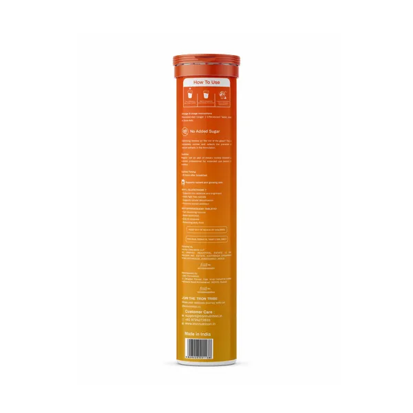 Tron_L-Glutathione_Vitamin_C_Biotin_Effervescent_Tablets_Orange_Pack_Of_1