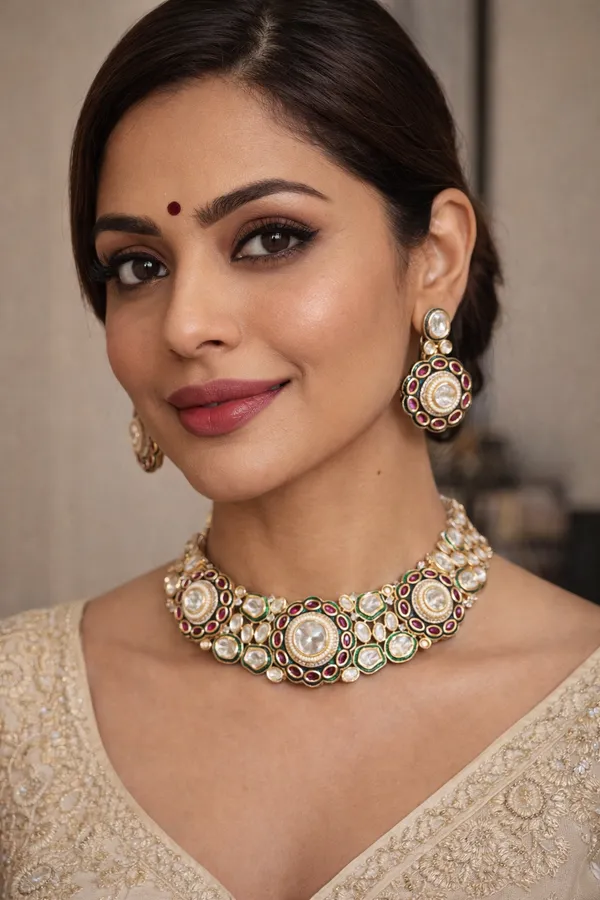 Bikaneri_Kundan-Meena_Collar_Set
