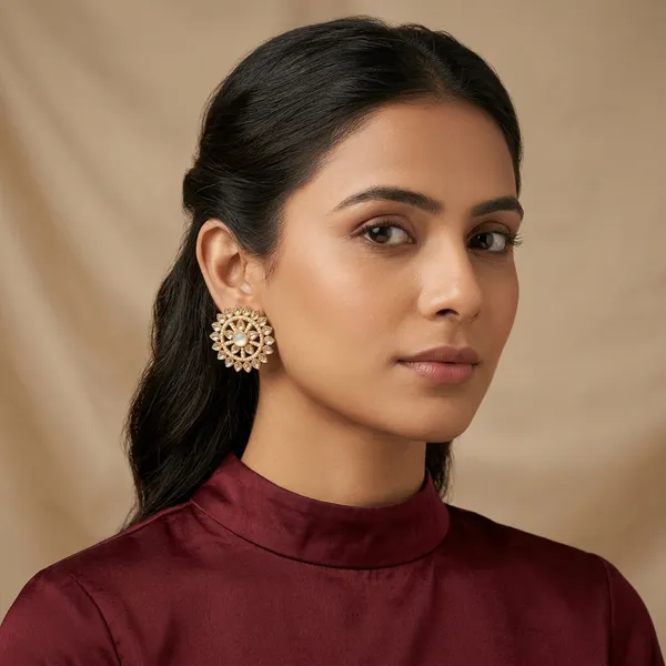 Surajmukhi_Kundan_Stud