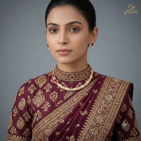 Modern_Gold_Collar_Hasli_Necklace_and_Studs_Set
