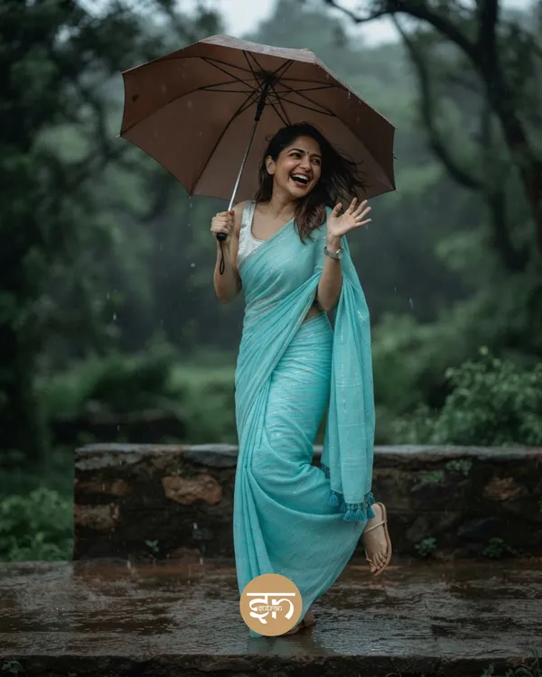 Jashn-E-Bahara:_Sky_Blue_&_Silver_Mul_Cotton_Saree_With_Sequin_Work_For_Women