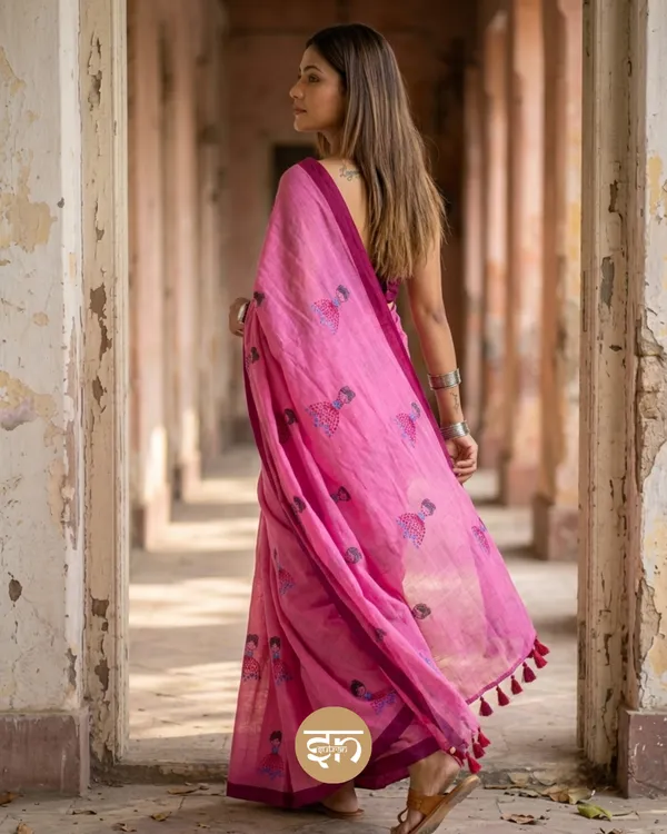 Dolly_Molly:_Pink_Mul_Cotton_Saree_With_Embroidery_Work_For_Women
