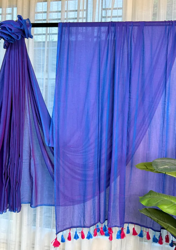 Bare_Elegance:_Blue_&_Pink_Mul_Cotton_Saree_For_Women